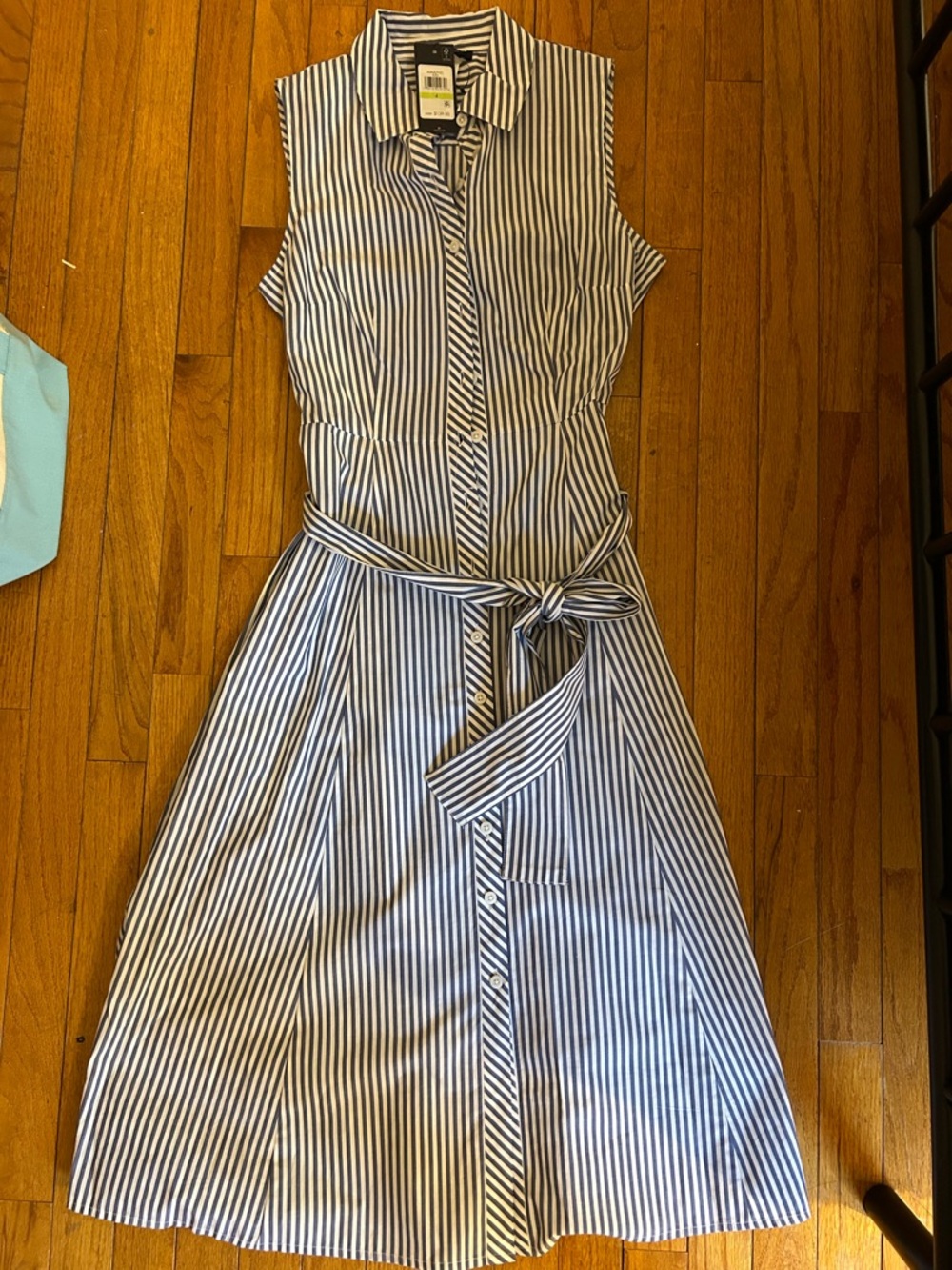 Tommy Hilfiger Women’s Blue White Striped Dress